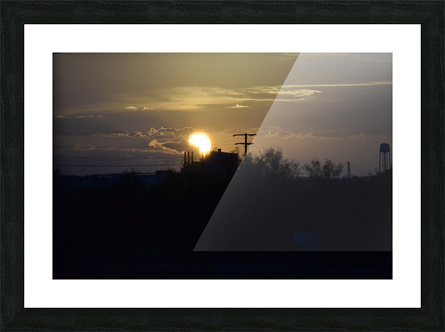 Somewhere SunSet Picture Frame print