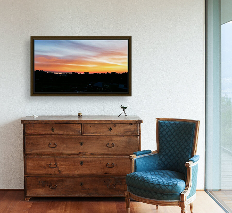 Oceanside Sunset Reproduction