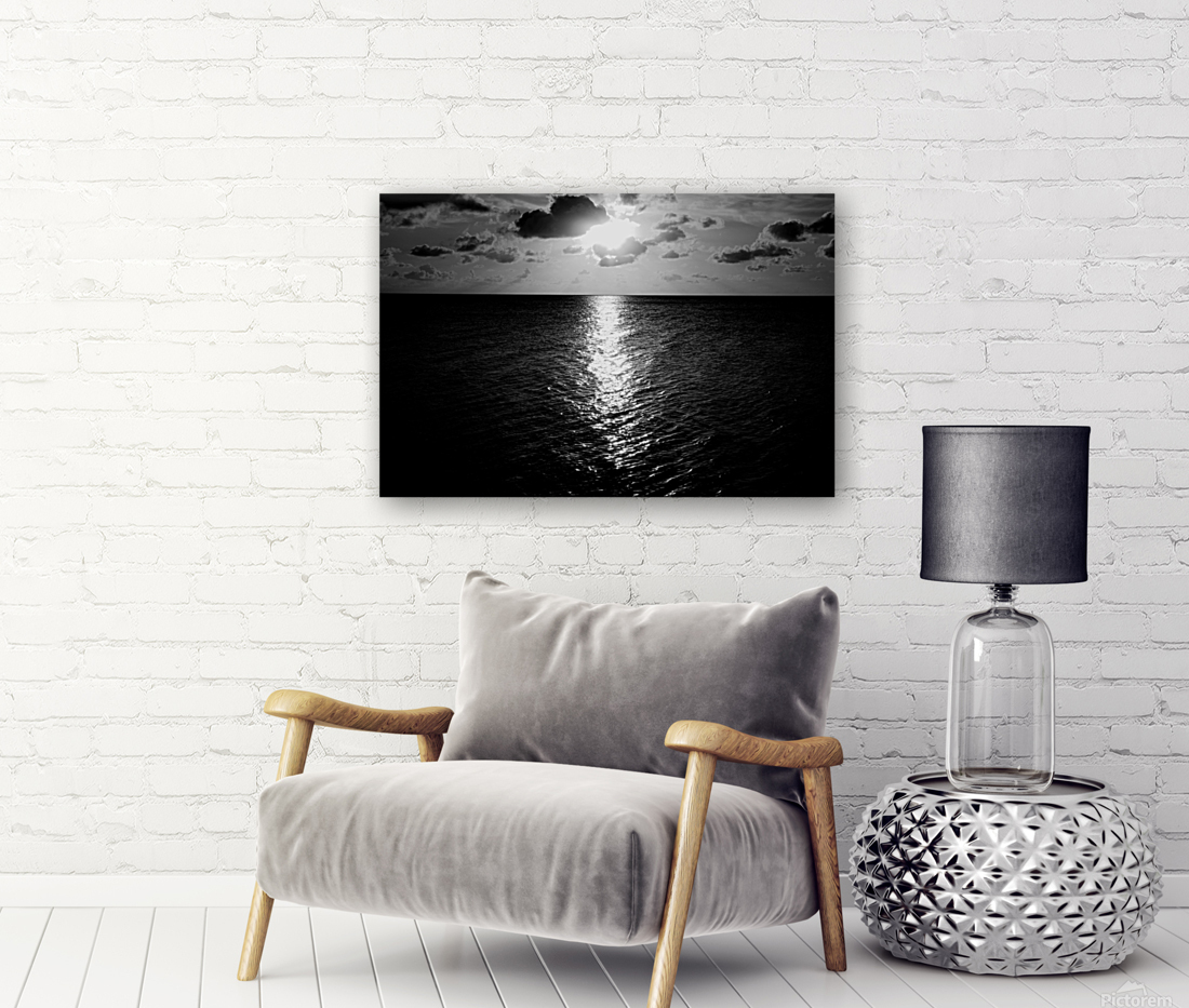 Mesmerizing sunset B&W Reproduction