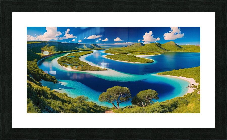 The path to the light 1 Picture Frame print