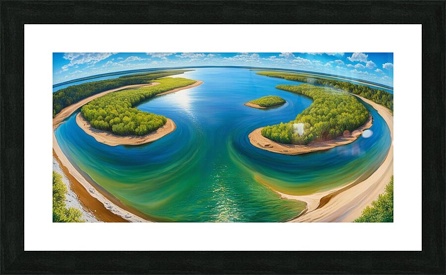 The path to the light 1 Picture Frame print