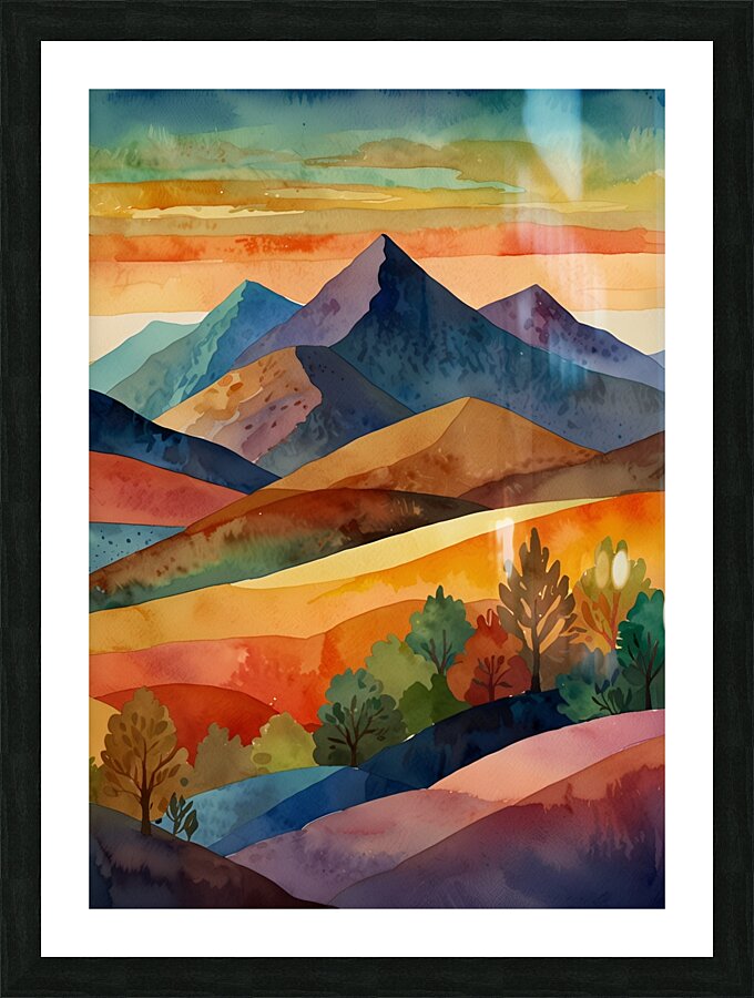 The path to the light 1 Picture Frame print