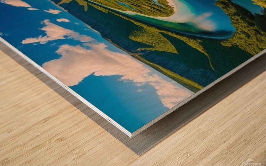 The path to the light 1 Wood print