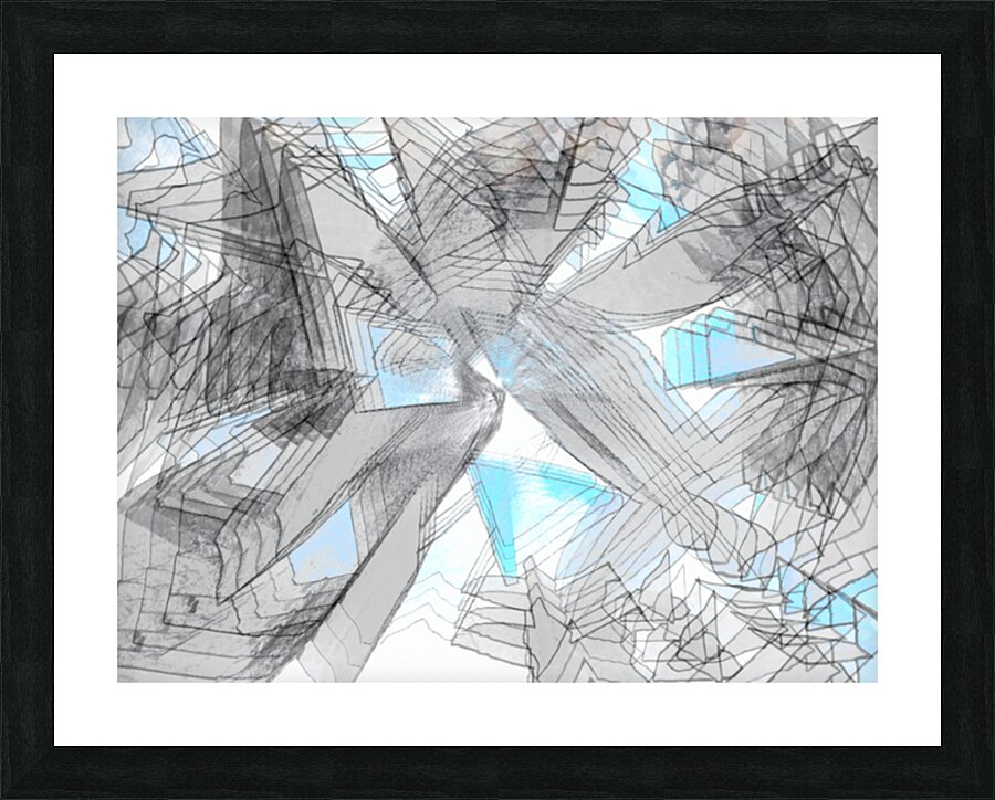 Man Adrift 2 Picture Frame print
