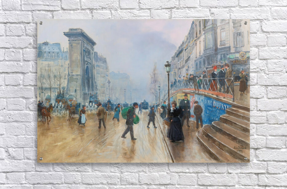 Le boulevard Saint–Denis à Paris [1899] by Jean Béraud [1849–1935