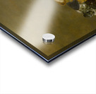 A still life with an overturned silver tazza. Glassware. Pies and a peeled lemon on a table [1633] by Willem Claesz Heda [1594–1680] Acrylic print