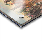 Circus troupe with people in exotic dress riding camels. Giraffes. Elephants [1890] by Calvert Litho. Co [1863–] Acrylic print