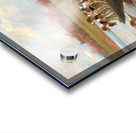 Mr. Edward Lycett Green and the York and Ainsty Hounds on the Ferry at Newby [1898] by Thomas Blinks [1853–1912] Acrylic print