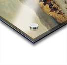 Französische Kavallerie in der Pferdeschwemme [1867] by Joseph Anton Strassgschwandtner [1826–1881] Acrylic print