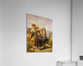 Peasants of Béarn [1846] by Camille–Joseph–Etienne Roqueplan [1803–1855] Acrylic Print