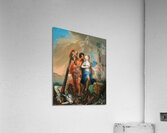 Perseus saving Andromeda [1741] by Josef Adam Ritter von Mölck [1714–1794] Acrylic Print