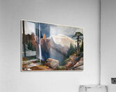 Tower Falls and Sulphur Mountain. Yellowstone [ca. 1875] by Thomas Moran [1837–1926] Acrylic Print