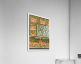 Cygnes et sagittaire. Bordure. Pappillons et feuillages. étoffe. Cerfs et biches. Frise. [1897] by Maurice Pillard Verneuil [1869–1942] Acrylic Print