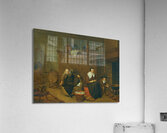 An Interior With a Woman Peeling Turnips by Quirijn Van Brekelenkam [1622–1669] Acrylic Print