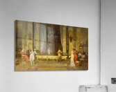 A Game Of Billiards by Francesco Beda [1840–1900] Acrylic Print