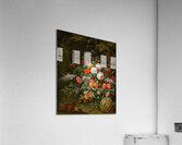 Flowers and Fruit by Abraham Mignon [1640–1679] Acrylic Print