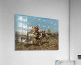 The Chase by Adolf Schreyer [1828–1899] Acrylic Print