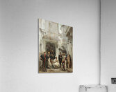 The Performance by Guillaume–Charles Brun [1825–1908] Acrylic Print