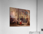 Jeune femme faisant la charité à l’entrée de la chapelle de l’hôpital San Sebastian à Cordoue [1863] by Léon Bonnat [1833–1922] Acrylic Print