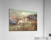 Arab Warriors On A Rocky Hillside by Adolf Schreyer [1828–1899] Acrylic Print