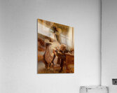 Lifting her petticoat by Albert Guillaume [1873–1942] Acrylic Print