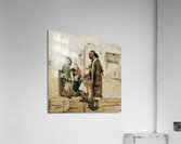 On the Roof of an Oriental House [1830] by Alexandre–Gabriel Decamps [1803–1860] Acrylic Print