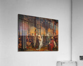 Dusk of Constantinople by Giovan Francesco Locatelli [1810–1882] Acrylic Print