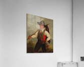 A Peasant On The Way To The Field by Josef Büche [1848–1917] Acrylic Print