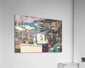 Entwurf Für Ein Schiffsplakat [Study For A Ship Poster] [1906] by Wassily Kandinsky [1866–1944] Acrylic Print