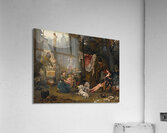 Behind The Scenes by Ludwig Knaus [1829–1921] Acrylic Print