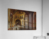 The Interior of St Mark’s Basilica. Venice by Frederic Leighton [1830–1896] Acrylic Print