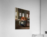 The Knitting Lesson [c. 1860] by Jean–François Millet [1814–1875] Acrylic Print