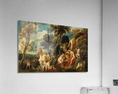 Nymphs Cutting Off Pan’s Beard [C. 1640] by Jacob Jordaens [1593–1678] Acrylic Print