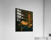 Still life with a cup. A salmon and fruits [1755] by Justus Juncker [1703–1767] Acrylic Print