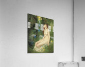 A nymph beside a pool [1910] by Reginald Granville Eves [1876–1941] Acrylic Print