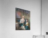 Madame Marsollier and Her Daughter [1749] by Jean–Marc Nattier [1685–1766] Acrylic Print