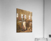 Barking Timber in Wychwood Forest. Oxfordshire [1818] by Joshua Cristall [1765–1847] Acrylic Print