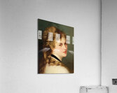 Bildnis einer Dame mit schwarzem Halsband [1877] by Conrad Kiesel [1846–1921] Acrylic Print