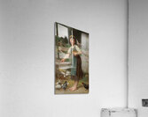 Feeding The Doves [1890] by Émile Munier [1840–1895] Acrylic Print