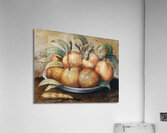 Stillleben Mit Pfirsischen Und Johannisbrot by Giovanna Garzoni [1600–1670] Acrylic Print