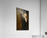 La voûte d’acier. Figure d’un édile parisien bras levé. Tenant une épée [1888] by Jean–Paul Laurens [1838–1921] Acrylic Print