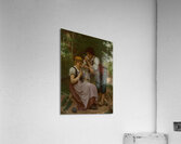 The demure maiden [1870] by François Alfred Delobbe [1835–1920] Acrylic Print