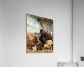 The piping shepherd [1864] by William James Webbe [1830–1904] Acrylic Print