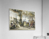 Spanish Peasants Dancing the Bolero [1836] by John Frederick Lewis [1805–1876] Acrylic Print