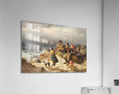 Storm paa Vestkysten af Jylland [1853] by Peter Raadsig [1806–1882] Acrylic Print