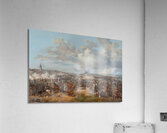 Swedish Troops Assaulting the Town Gate of Leipzig. October 19. 1813 [1853] by Alexander Wetterling [1796–1858] Acrylic Print