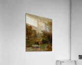 Cattle by a Stream [1895] by Jasper Francis Cropsey [1823–1900] Acrylic Print