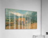 A Harvest Scene with Workers Loading Hay on to a Farm Wagon [ca. 1800] by James Ward [1769–1859] Acrylic Print