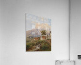 Bei Cortino im Ampezzo Tal by Emil Barbarini [1855–1933] Acrylic Print