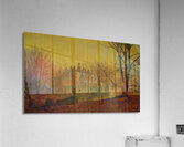 A Moated Yorkshire Home [1879] by John Atkinson Grimshaw [1836–1893] Acrylic Print